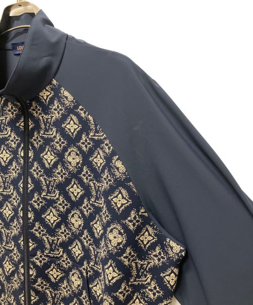 LOUIS VUITTON（ルイ ヴィトン）LOUIS VUITTON (ルイ ヴィトン) LVテクニカルコットンジップジャケット ネイビー サイズ:Mの古着・服飾アイテム
