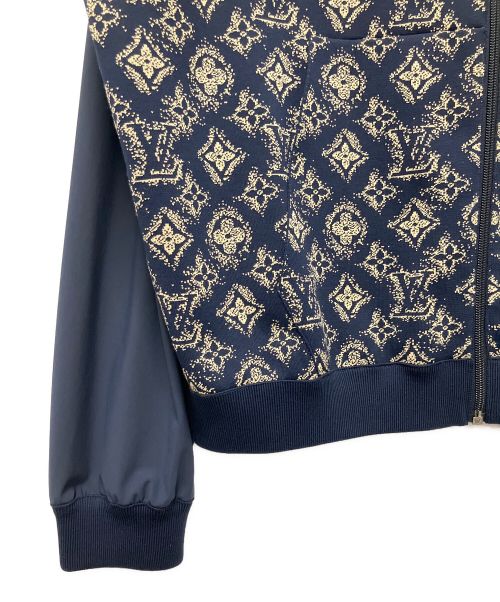 LOUIS VUITTON（ルイ ヴィトン）LOUIS VUITTON (ルイ ヴィトン) LVテクニカルコットンジップジャケット ネイビー サイズ:Mの古着・服飾アイテム