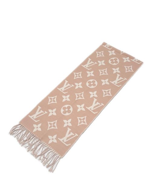 LOUIS VUITTON（ルイ ヴィトン）LOUIS VUITTON (ルイ ヴィトン) エシャルプ シンプリーLVモノグラム マフラー ピンクの古着・服飾アイテム