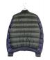 MONCLER (モンクレール) BRADFORD/ダウンジャケット グリーン×ネイビー サイズ:2：80000円