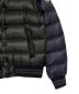 中古・古着 MONCLER (モンクレール) BRADFORD/ダウンジャケット グリーン×ネイビー サイズ:2：80000円