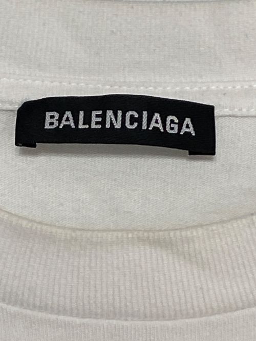 BALENCIAGA（バレンシアガ）BALENCIAGA (バレンシアガ) PARIS FLAG REGULAR T-SHIRT ホワイト サイズ:Mの古着・服飾アイテム