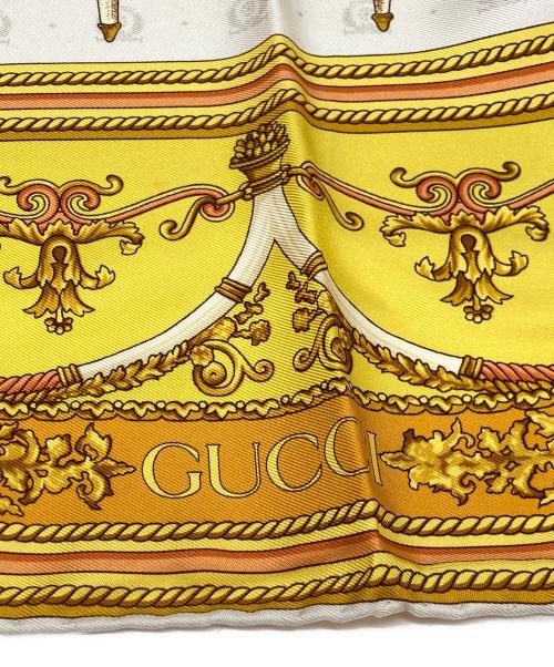 GUCCI（グッチ）GUCCI (グッチ) スカーフ イエローの古着・服飾アイテム