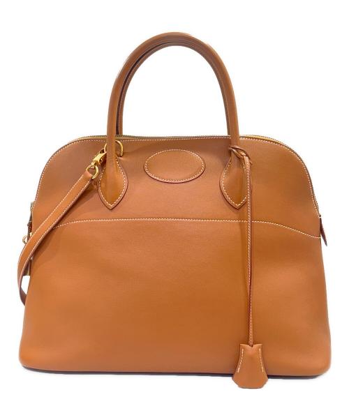 HERMES（エルメス）HERMES (エルメス) ボリード 35 ゴールド×ゴールド金具 サイズ:35の古着・服飾アイテム