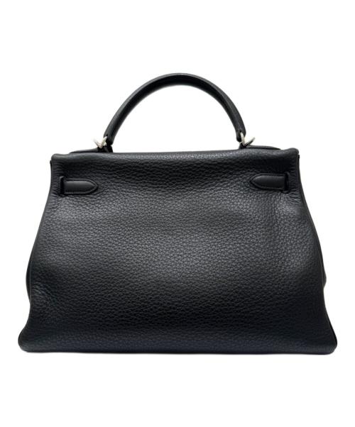 HERMES（エルメス）HERMES (エルメス) ケリー 32 内縫い/シルバー金具/▢L刻印/ Kelly32 Retourne/Black ブラック サイズ:32の古着・服飾アイテム