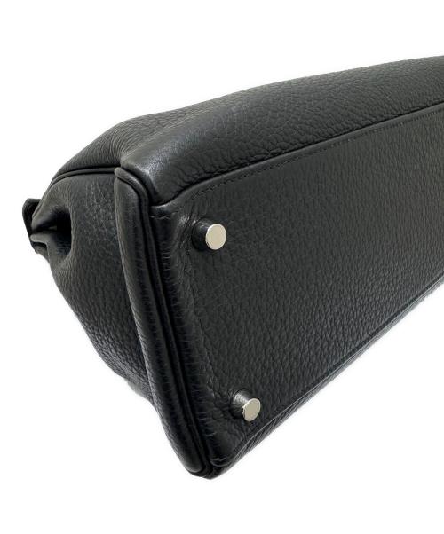 HERMES（エルメス）HERMES (エルメス) ケリー 32 内縫い/シルバー金具/▢L刻印/ Kelly32 Retourne/Black ブラック サイズ:32の古着・服飾アイテム