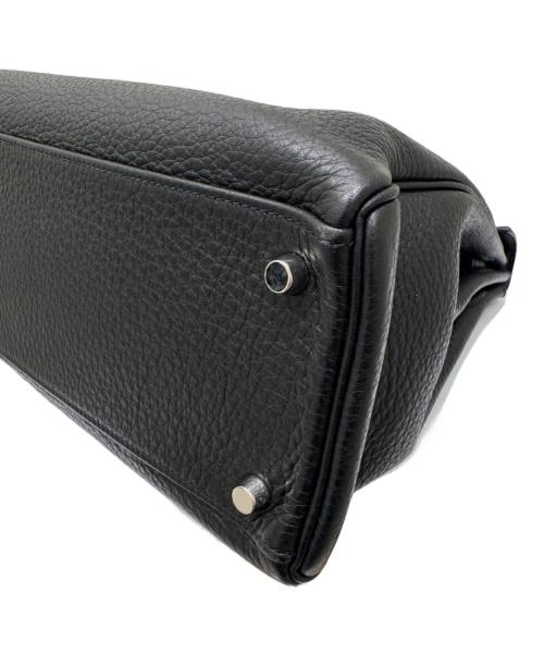 HERMES（エルメス）HERMES (エルメス) ケリー 32 内縫い/シルバー金具/▢L刻印/ Kelly32 Retourne/Black ブラック サイズ:32の古着・服飾アイテム