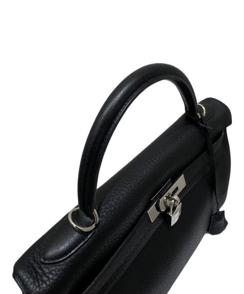 HERMES（エルメス）HERMES (エルメス) ケリー 32 内縫い/シルバー金具/▢L刻印/ Kelly32 Retourne/Black ブラック サイズ:32の古着・服飾アイテム
