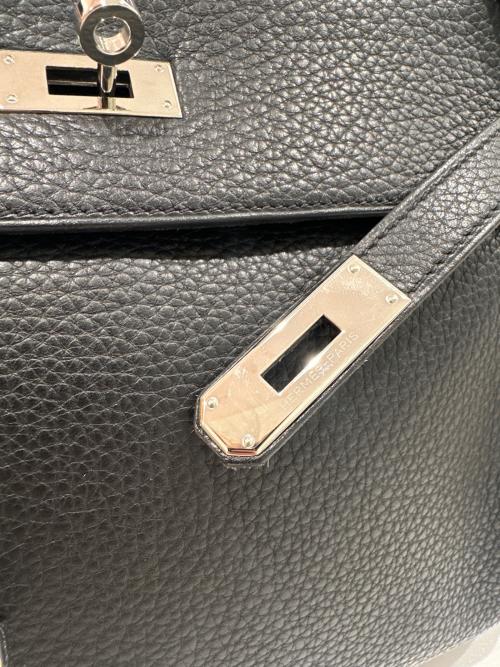 HERMES（エルメス）HERMES (エルメス) ケリー 32 内縫い/シルバー金具/▢L刻印/ Kelly32 Retourne/Black ブラック サイズ:32の古着・服飾アイテム