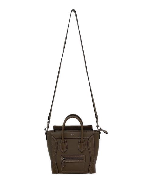 CELINE（セリーヌ）CELINE (セリーヌ) ラゲージ　ナノ ブラウン サイズ:ナノの古着・服飾アイテム