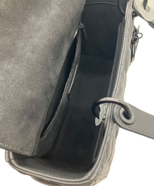 Christian Dior（クリスチャン ディオール）Christian Dior (クリスチャン ディオール) レディディオール2WAYバッグ ミディアム ブラック サイズ:Mの古着・服飾アイテム