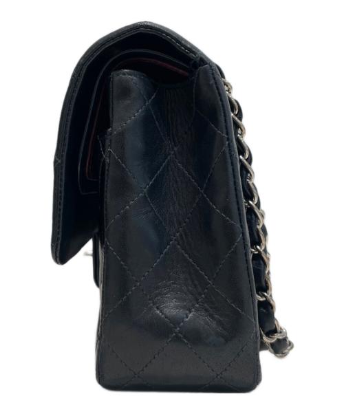 CHANEL（シャネル）CHANEL (シャネル) マトラッセ25/チェーンショルダーバッグ  ブラック×シルバー金具 サイズ:25の古着・服飾アイテム