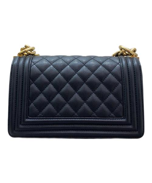 CHANEL（シャネル）CHANEL (シャネル) ボーイシャネルチェーンショルダーバッグ ブラックの古着・服飾アイテム