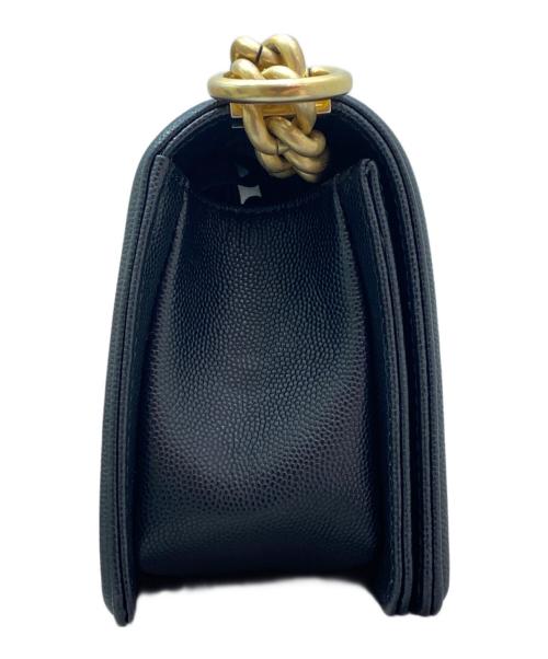 CHANEL（シャネル）CHANEL (シャネル) ボーイシャネルチェーンショルダーバッグ ブラックの古着・服飾アイテム
