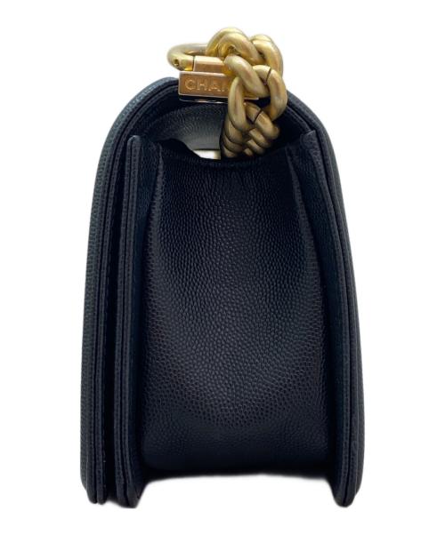 CHANEL（シャネル）CHANEL (シャネル) ボーイシャネルチェーンショルダーバッグ ブラックの古着・服飾アイテム