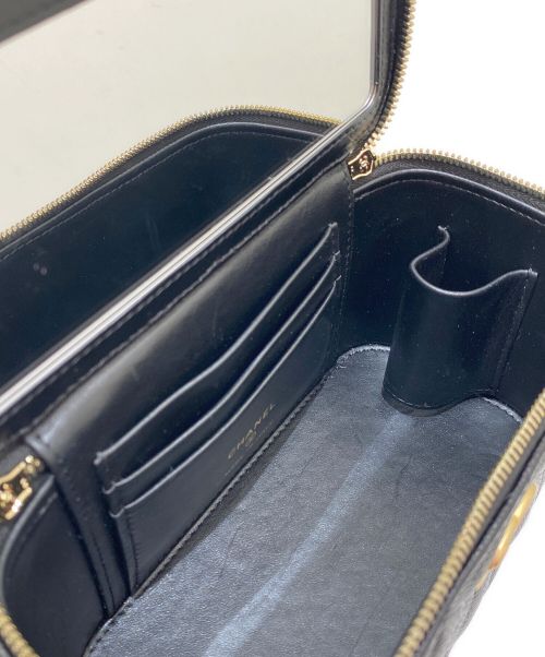 CHANEL（シャネル）CHANEL (シャネル) ミニチェーンバニティバッグ ブラック サイズ:ミニの古着・服飾アイテム