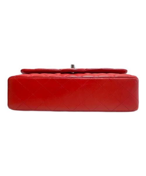 CHANEL（シャネル）CHANEL (シャネル) マトラッセ25Wフラップチェーンショルダーバッグ レッド×シルバー金具 サイズ:25の古着・服飾アイテム