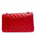 CHANEL (シャネル) マトラッセ25Wフラップチェーンショルダーバッグ レッド×シルバー金具 サイズ:25：650000円