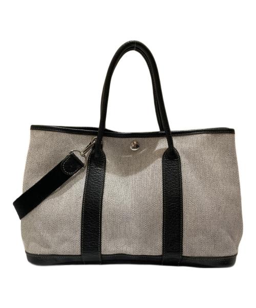 HERMES（エルメス）HERMES (エルメス) ガーデンパーティTPM グレー×ブラック サイズ:TPMの古着・服飾アイテム