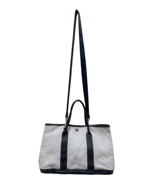 HERMES（エルメス）HERMES (エルメス) ガーデンパーティTPM グレー×ブラック サイズ:TPMの古着・服飾アイテム