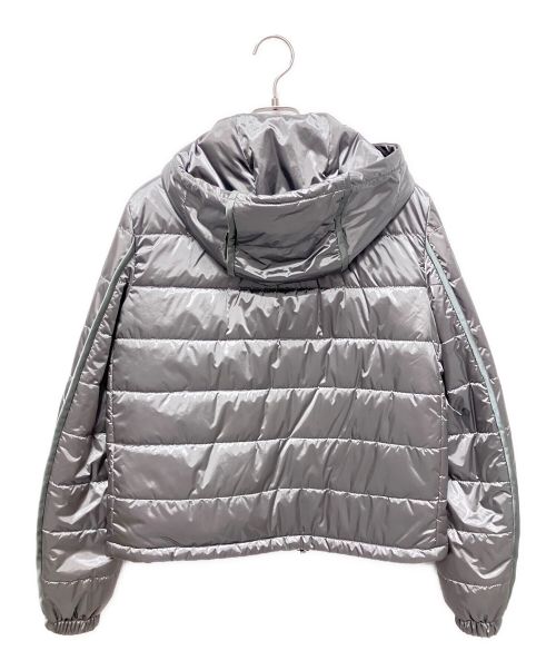 PRADA（プラダ）PRADA (プラダ) トライアングルロゴ中綿ジャケット グレー サイズ:40の古着・服飾アイテム