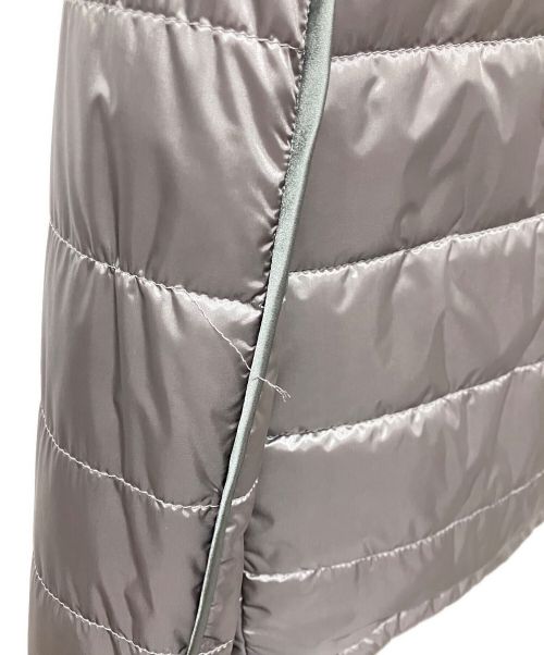 PRADA（プラダ）PRADA (プラダ) トライアングルロゴ中綿ジャケット グレー サイズ:40の古着・服飾アイテム