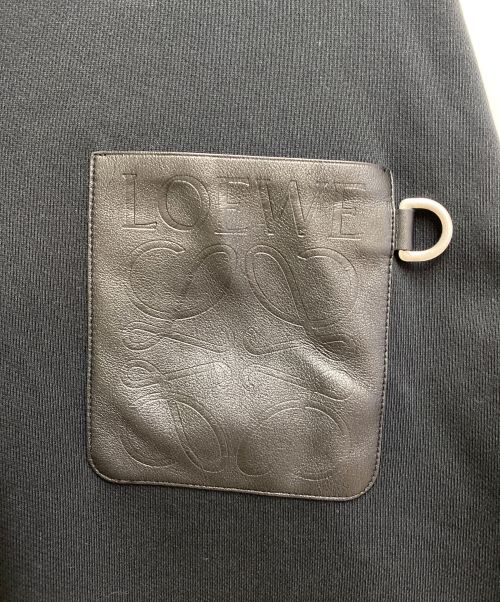 LOEWE（ロエベ）LOEWE (ロエベ) 23AW リラックスフィットフーディー ブラック サイズ:Mの古着・服飾アイテム