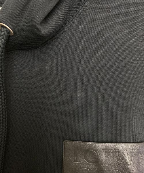 LOEWE（ロエベ）LOEWE (ロエベ) 23AW リラックスフィットフーディー ブラック サイズ:Mの古着・服飾アイテム