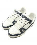 LOUIS VUITTONルイ ヴィトン）の古着「LVトレイナーラインスニーカー」｜ホワイト