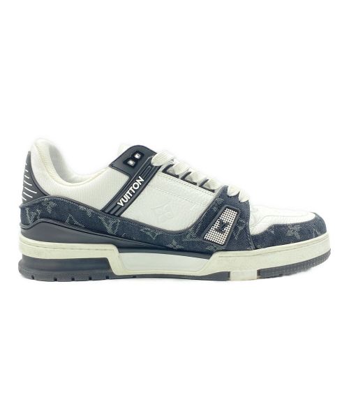 LOUIS VUITTON（ルイ ヴィトン）LOUIS VUITTON (ルイ ヴィトン) LVトレイナーラインスニーカー ホワイト サイズ:7 1/2の古着・服飾アイテム