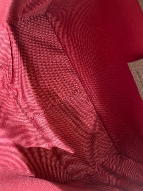 GUCCI（グッチ）GUCCI (グッチ) GGエンボスショルダーバッグ ベージュ×ブラウンの古着・服飾アイテム