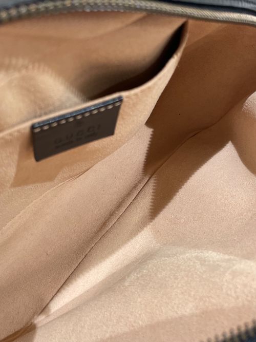 GUCCI（グッチ）GUCCI (グッチ) キルティングスモールショルダーバッグ ブラックの古着・服飾アイテム