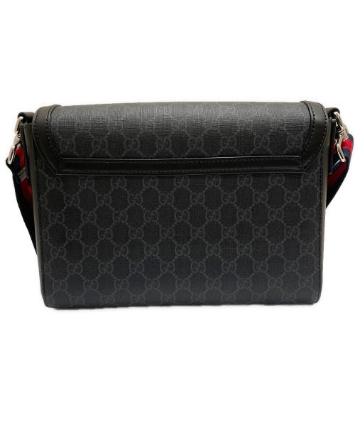 GUCCI（グッチ）GUCCI (グッチ) GGクロスボディバッグ ブラックの古着・服飾アイテム