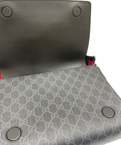 GUCCI（グッチ）GUCCI (グッチ) GGクロスボディバッグ ブラックの古着・服飾アイテム