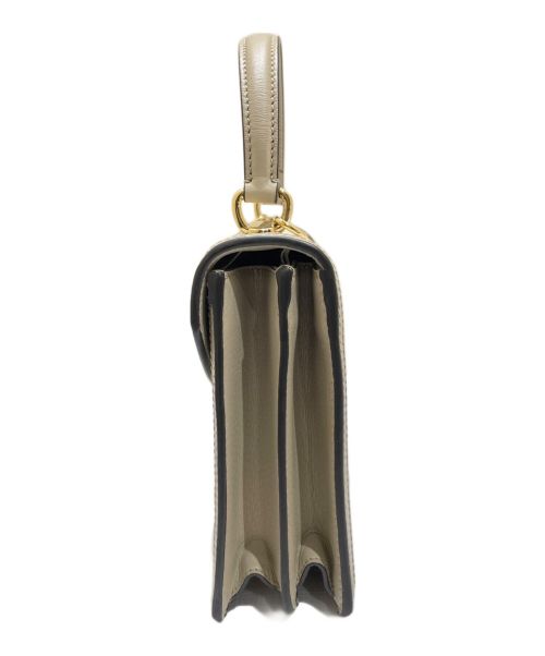 GUCCI（グッチ）GUCCI (グッチ) スモールトップハンドルバッグ/オフィディア ベージュの古着・服飾アイテム