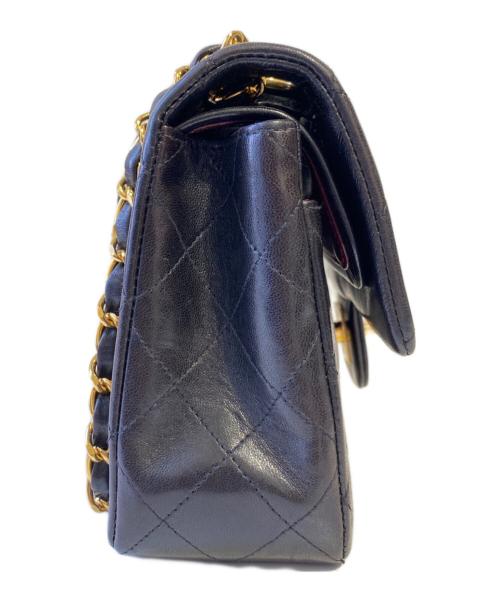 CHANEL（シャネル）CHANEL (シャネル) マトラッセ23 Wフラップチェーンショルダーバッグ ブラック サイズ:23の古着・服飾アイテム