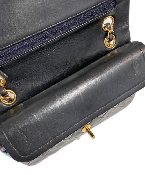 CHANEL（シャネル）CHANEL (シャネル) マトラッセ23 Wフラップチェーンショルダーバッグ ブラック サイズ:23の古着・服飾アイテム