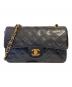CHANEL（シャネル）の古着「マトラッセ23 Wフラップチェーンショルダーバッグ」｜ブラック