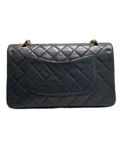 CHANEL（シャネル）CHANEL (シャネル) Wフラップチェーンショルダーバッグ ブラックの古着・服飾アイテム