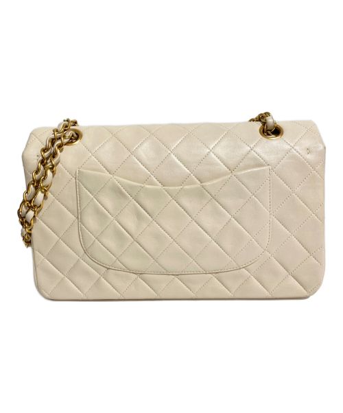 CHANEL（シャネル）CHANEL (シャネル) マトラッセ25 /Wフラップチェーンショルダーバッグ ベージュ サイズ:25の古着・服飾アイテム