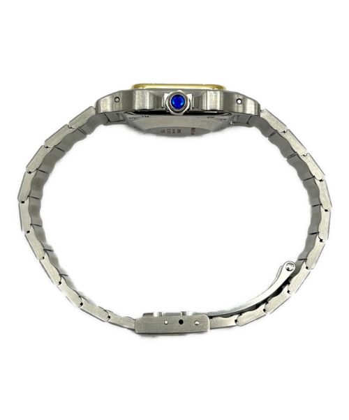 Cartier（カルティエ）Cartier (カルティエ) サントスガルベSM/リストウォッチ 白文字盤 サイズ:SMの古着・服飾アイテム