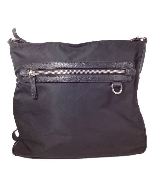 PRADA（プラダ）PRADA (プラダ) Nylon shoulder bag（ナイロンショルダーバッグ） ブラック サイズ:-の古着・服飾アイテム