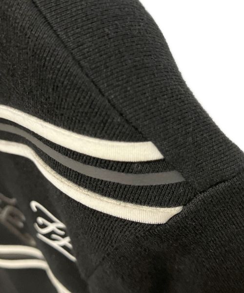 FENDI（フェンディ）FENDI (フェンディ) FFロゴ刺繍パーカー ブラック サイズ:Mの古着・服飾アイテム