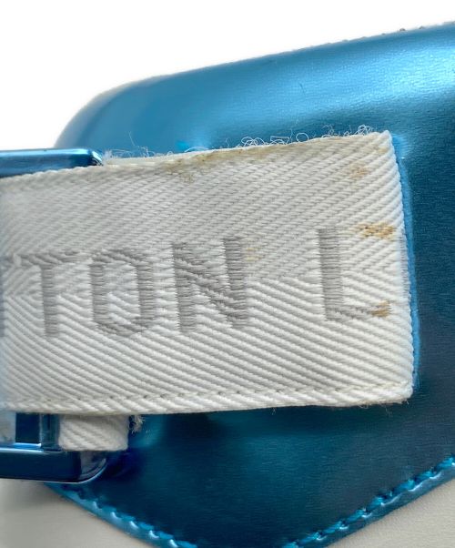 LOUIS VUITTON（ルイ ヴィトン）LOUIS VUITTON (ルイ ヴィトン) リヴォリ・ライン スニーカー ホワイト×ブルー サイズ:7の古着・服飾アイテム