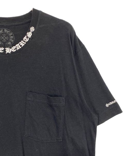 CHROME HEARTS（クロムハーツ）CHROME HEARTS (クロムハーツ) ポケットTシャツ ブラック サイズ:Lの古着・服飾アイテム