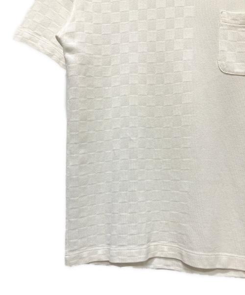 LOUIS VUITTON（ルイ ヴィトン）LOUIS VUITTON (ルイ ヴィトン) ダミエポケットTシャツ ホワイト サイズ:XSの古着・服飾アイテム