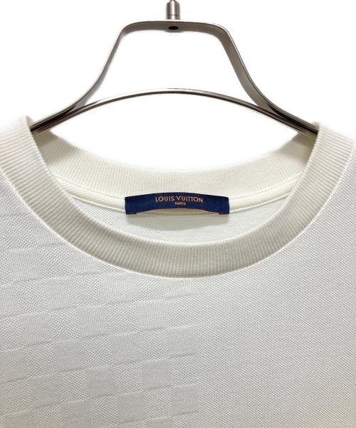 LOUIS VUITTON（ルイ ヴィトン）LOUIS VUITTON (ルイ ヴィトン) ダミエポケットTシャツ ホワイト サイズ:XSの古着・服飾アイテム