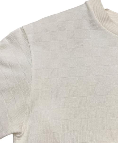 LOUIS VUITTON（ルイ ヴィトン）LOUIS VUITTON (ルイ ヴィトン) ダミエポケットTシャツ ホワイト サイズ:XSの古着・服飾アイテム