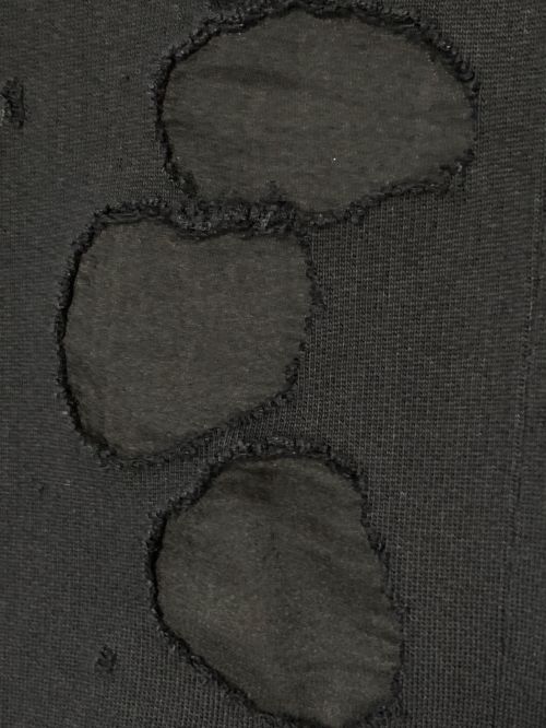GIVENCHY（ジバンシィ）GIVENCHY (ジバンシィ) デストロイ加工パーカー ブラック サイズ:Sの古着・服飾アイテム
