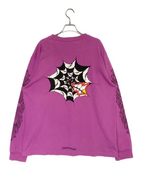 CHROME HEARTS（クロムハーツ）CHROME HEARTS (クロムハーツ) MATTY BOY (マティ―ボーイ) MATTY BOY 99EYES SPIDER WEB パープル サイズ:XXLの古着・服飾アイテム